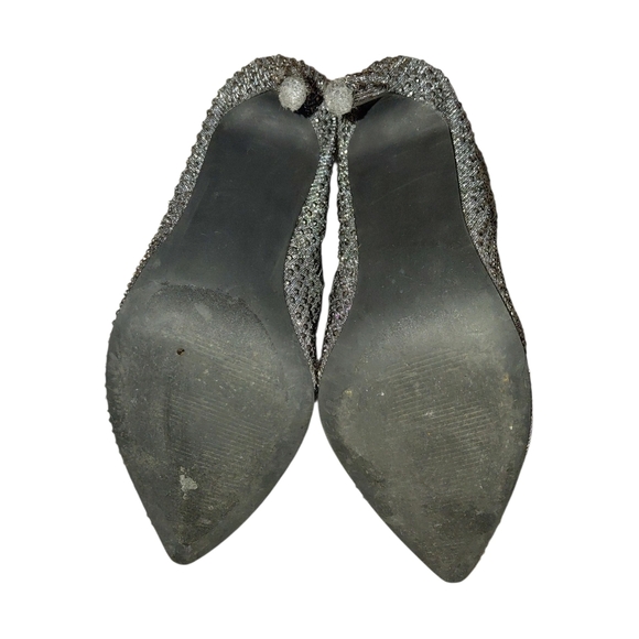 Steve Madden Wifey Rhinestone Ankle Boots Women's Sparkly Heeled Booties Size 7M - Picture 6 of 9